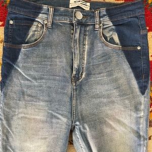 One Teaspoon, 31, superhigh waist, denim, pants, stretch fitted leg,freebirds II
